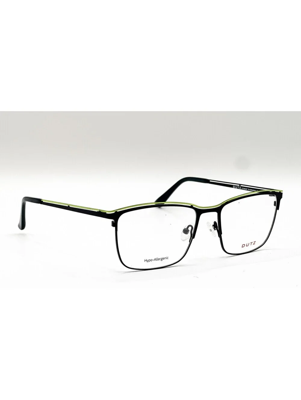 Dutz DZ796 COL.45 Black Green Matte Full Rim Authentic Eyeglass Frames 55-17-145
